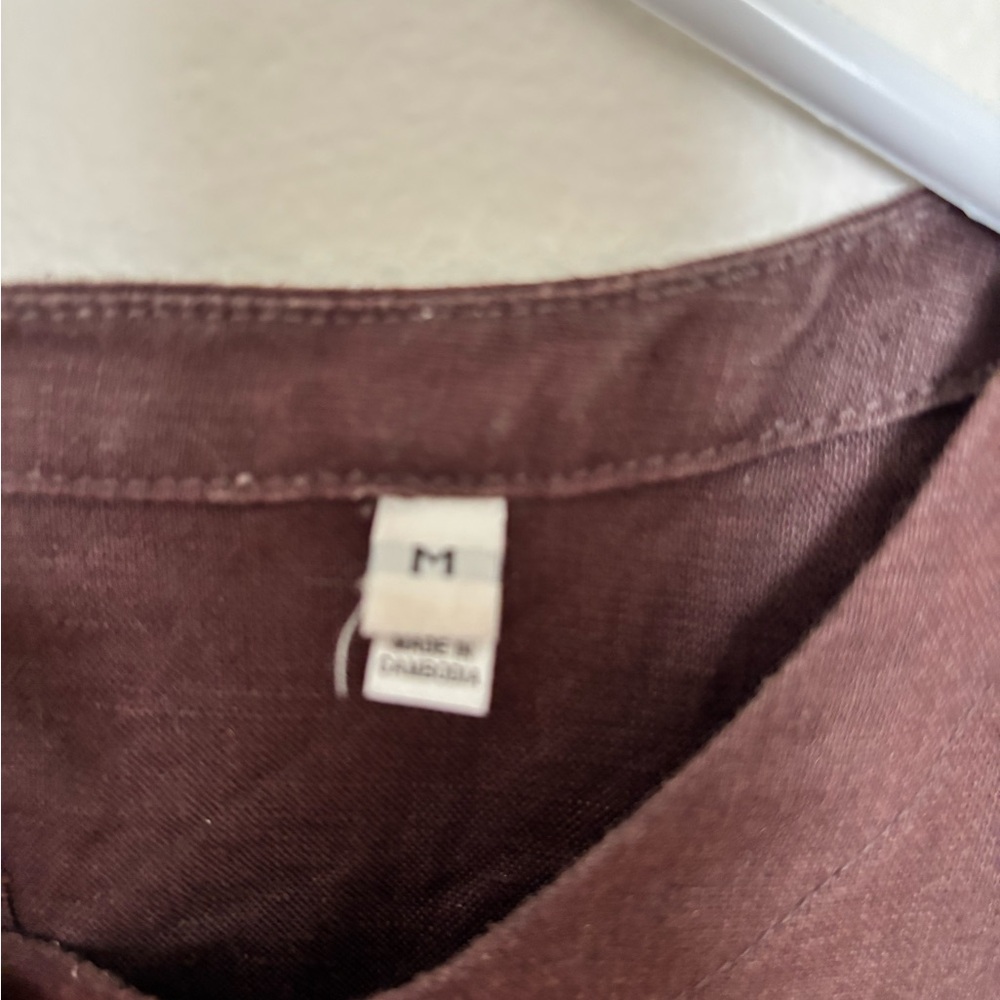 Muji Brown Midi Dress